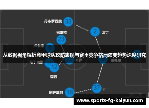 从数据视角解析意甲球队攻防表现与赛季竞争格局演变趋势深度研究